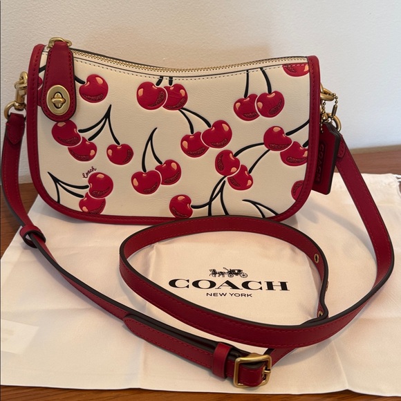 Coach Cherry Swinger Handbag New CZ492 - Picture 13 of 16